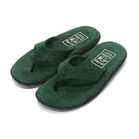 ISLAND SLIPPER（アイランドスリッパ）PT203 (レザートングサンダル・ブラックソール) "Suede"/ Forest（フォレスト）