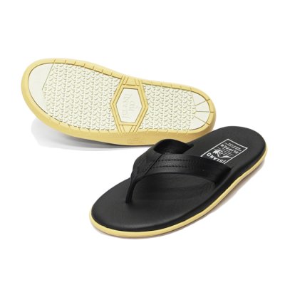 画像3: ISLAND SLIPPER(アイランドスリッパ)PT202(レザートングサンダル)/ Black(ブラック)