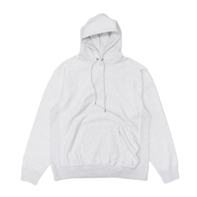 画像1: blurhms ROOTSTOCK（ブラームスルーツストック）Soft&Hard Sweat Hoodie Pullover（ソフト&ハードスウェットフーディプルオーバー）/ Heather White（ヘザーホワイト）