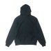 画像2: blurhms ROOTSTOCK（ブラームスルーツストック）Soft&Hard Sweat Hoodie Pullover（ソフト&ハードスウェットフーディプルオーバー）/ Black Green（ブラックグリーン） (2)