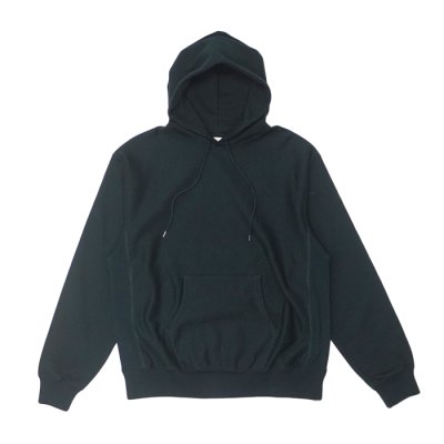 画像1: blurhms ROOTSTOCK（ブラームスルーツストック）Soft&Hard Sweat Hoodie Pullover（ソフト&ハードスウェットフーディプルオーバー）/ Black Green（ブラックグリーン）