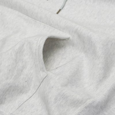 画像7: blurhms ROOTSTOCK（ブラームスルーツストック）Soft&Hard Sweat Hoodie Pullover（ソフト&ハードスウェットフーディプルオーバー）/ Heather White（ヘザーホワイト）