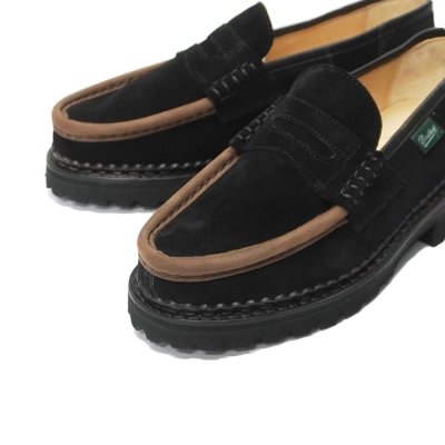 画像5: FilMelange（フィルメランジェ）REIMS COMBI（ランスコンビ）”Made by Paraboot" / Vel.Noir×Nub.Gringo（ブラックスエード×ブラウンヌバック）