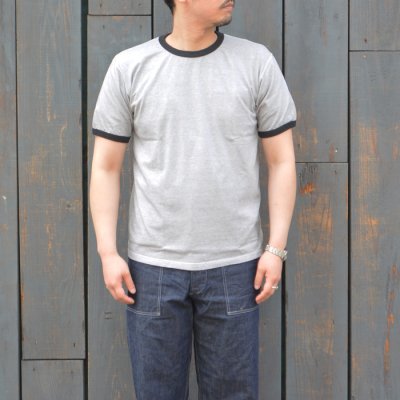 画像8: Good On(グッドオン)Short Sleeve Black Ringer Tee(ショートスリーブ ブラックリンガーTシャツ)"Reactive Dye" / Ajisai(アジサイ)※サイズLのみ