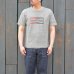 画像11: BARNS OUTFITTERS (バーンズアウトフィッターズ) "STANDARD" TSURI-AMI Crew Print T-Shirt (吊り編みクループリントTシャツ)"CALIFORNIA" / White（ホワイト）・Grey (グレー)