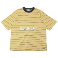 L.L.Bean（エルエルビーン）Union Short Sleeve Striped T-Shirt（ユニオンショートスリーブストライプTシャツ）"JAPAN EDITION" / Cream Yellow×Navy（クリームイエロー×ネイビー）