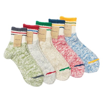 画像1: Mauna Kea（マウナケア）スラブネップ トップラインソックス  / 全5色 ※3足までメール便発送可