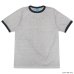 画像6: Good On（グッドオン）Short Sleeve Black Ringer Tee（ショートスリーブ ブラックリンガーTシャツ）"Reactive Dye" / Grey（グレー）・Ahs Grey（アッシュグレー）・Ajisai（アジサイ）