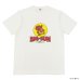 画像4: BARNS OUTFITTERS (バーンズアウトフィッターズ) "STANDARD" TSURI-AMI Crew Print T-Shirt (吊り編みクループリントTシャツ)"BIG-SUN" / White（ホワイト）・Grey (グレー)