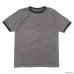 画像2: Good On（グッドオン）Short Sleeve Black Ringer Tee（ショートスリーブ ブラックリンガーTシャツ）"Reactive Dye" / Grey（グレー）・Ahs Grey（アッシュグレー）・Ajisai（アジサイ） (2)