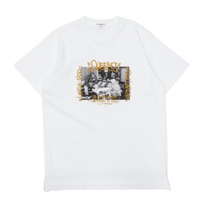 画像1: ENGINEERED GARMENTS（エンジニアードガーメンツ）QUEENS 1998 TEE（クイーンズ 1998 Tシャツ）"Collaboration by EXPANSION NY" / White（ホワイト）