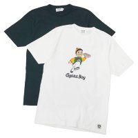free rage（フリーレイジ）リサイクルコットンプリントTee / White（ホワイト）・Sumi（スミクロ）