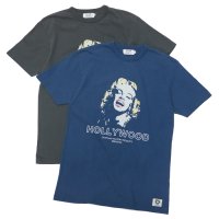free rage（フリーレイジ）リサイクルコットンプリントTee / Sumi（スミクロ）・Navy（ネイビー）
