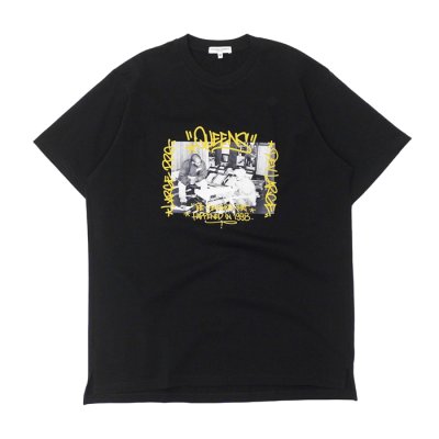 画像1: ENGINEERED GARMENTS（エンジニアードガーメンツ）QUEENS 1998 TEE（クイーンズ 1998 Tシャツ）"Collaboration by EXPANSION NY"/ Black（ブラック）