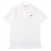 画像1: LACOSTE（ラコステ）Classic Fit Pique Polo Shirt（クラシックフィットピケポロシャツ）"Imported from France" / White（ホワイト） (1)