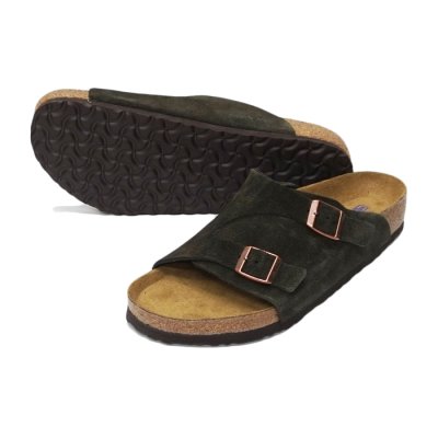 画像3: BIRKENSTOCK（ビルケンシュトック）ZURICH（チューリッヒ）"ソフトフットベッド" / Mocca Suede（モカスエード）