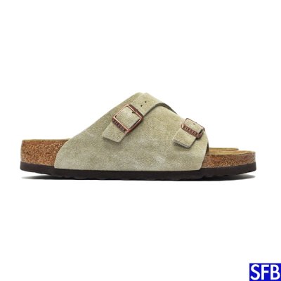 画像1: BIRKENSTOCK（ビルケンシュトック）ZURICH（チューリッヒ）"ソフトフットベッド" / Taupe Suede（トープスエード）