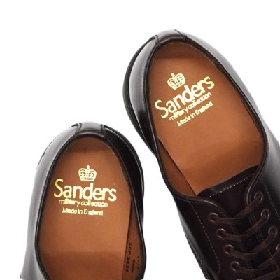 画像8: SANDERS（サンダース）Military Derby Shoe（ミリタリーダービーシューズ）”Polished Leather” / Burgundy（バーガンディ）