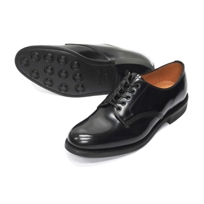 画像3: SANDERS（サンダース）Officer Shoe（オフィサーシューズ）”Polished Leather" / Black（ブラック）