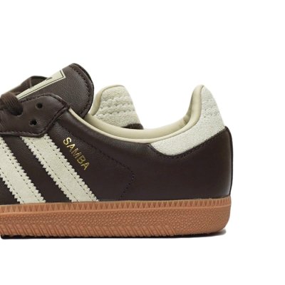 画像7: adidas Originals(アディダスオリジナルス)SAMBA OG(サンバOG)/ Brown×Putty Grey×Gold Metallic(ブラウン×パテグレー×ゴールドメタリック)