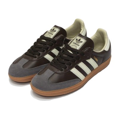 画像2: adidas Originals（アディダスオリジナルス）SAMBA OG（サンバOG）/ Brown×Putty Grey×Gold Metallic（ブラウン×パテグレー×ゴールドメタリック）
