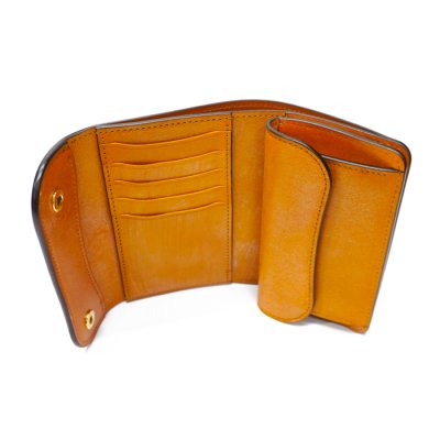 画像5: WILD SWANS（ワイルドスワンズ）BYRNE（バーン）3つ折りウォレット"フルグレインブライドル"/London Colour（ロンドンカラー）