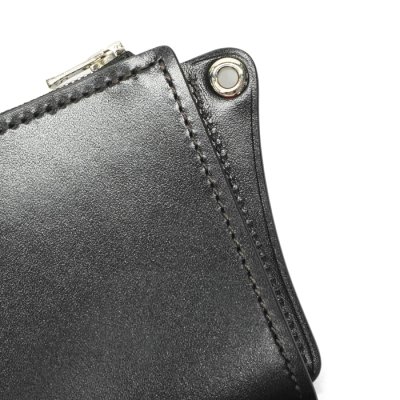 画像7: WILD SWANS（ワイルドスワンズ）ALARD（アラード）L字ジップウォレット/Black(ブラック)"サドルプルアップ"