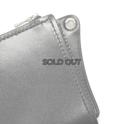 画像7: WILD SWANS（ワイルドスワンズ）ALARD（アラード）L字ジップウォレット/Black(ブラック)"サドルプルアップ"