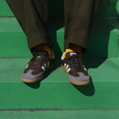 画像9: adidas Originals(アディダスオリジナルス)SAMBA OG(サンバOG)/ Brown×Putty Grey×Gold Metallic(ブラウン×パテグレー×ゴールドメタリック)