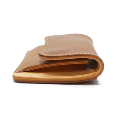 画像4: WILD SWANS（ワイルドスワンズ）Tongue（タング）マルチコインケース/Natural（ナチュラル）"シェルコードバン"×Natural（ナチュラル）"ブッテーロ"