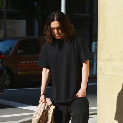 画像11: Yonetomi NEW BASIC（ヨネトミニューベーシック）NEW BASIC T-SHIRT（パックTシャツ）/ White（ホワイト）・Black（ブラック）