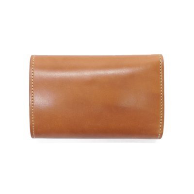 画像2: WILD SWANS（ワイルドスワンズ）BYRNE（バーン）3つ折りウォレット/Natural（ナチュラル）"シェルコードバン"×Natural（ナチュラル）"ブッテーロ"