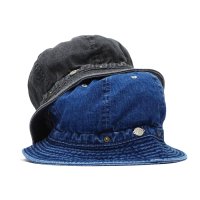 DECHO（デコー）STANDARD KOME HAT（スタンダードコメハット）"WASH" / Black（ブラック）・Indigo（インディゴ）