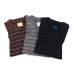 画像1: Yonetomi NEW BASIC（ヨネトミニューベーシック）GARMENT DYE RANDOM BOREDER T-SHIRT（ガーメントダイランダムボーダーTシャツ）/ 3Colors（全3色展開） (1)