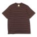 画像4: Yonetomi NEW BASIC（ヨネトミニューベーシック）GARMENT DYE RANDOM BOREDER T-SHIRT（ガーメントダイランダムボーダーTシャツ）/ 3Colors（全3色展開）