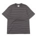画像3: Yonetomi NEW BASIC（ヨネトミニューベーシック）GARMENT DYE RANDOM BOREDER T-SHIRT（ガーメントダイランダムボーダーTシャツ）/ 3Colors（全3色展開）