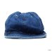 画像2: DECHO（デコー）STANDARD KOME CAP（スタンダードコメキャップ）"WASH" / Indigo（インディゴ）・Black（ブラック） (2)