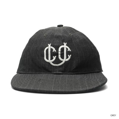 画像2: DECHO（デコー）COOPERSTOWN BALL CAP（クーパーズタウンボールキャップ）"LINEN" / Grey（グレー）・KINARI（キナリ）