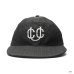 画像2: DECHO（デコー）COOPERSTOWN BALL CAP（クーパーズタウンボールキャップ）"LINEN" / Grey（グレー）・KINARI（キナリ） (2)