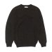 画像1: INVERALLAN（インバーアラン）Crew Neck Saddle Shoulder Sweater（クルーネックサドルショルダーセーター）"Supersoft Shetland" / Carob（カボー：ブラウン系） (1)