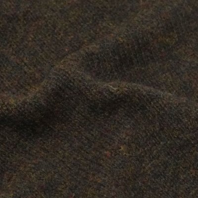 画像6: INVERALLAN（インバーアラン）Crew Neck Saddle Shoulder Sweater（クルーネックサドルショルダーセーター）"Supersoft Shetland" / Carbo（カーボ：ブラウン系）