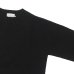 画像4: INVERALLAN（インバーアラン）Crew Neck Saddle Shoulder Sweater（クルーネックサドルショルダーセーター）”Supersoft Shetland" / Black（ブラック）