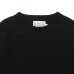 画像3: INVERALLAN（インバーアラン）Crew Neck Saddle Shoulder Sweater（クルーネックサドルショルダーセーター）”Supersoft Shetland" / Black（ブラック）