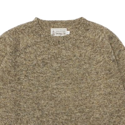 画像3: INVERALLAN（インバーアラン）Crew Neck Saddle Shoulder Sweater（クルーネックサドルショルダーセーター）"Supersoft Shetland" / Mushroom（マッシュルーム）
