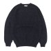 画像1: INVERALLAN（インバーアラン）Crew Neck Saddle Shoulder Sweater（クルーネックサドルショルダーセーター）”Supersoft Shetland” / Charcoal（チャコールグレー） (1)