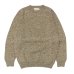 画像1: INVERALLAN（インバーアラン）Crew Neck Saddle Shoulder Sweater（クルーネックサドルショルダーセーター）"Supersoft Shetland" / Mushroom（マッシュルーム） (1)
