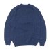 画像2: INVERALLAN（インバーアラン）Crew Neck Saddle Shoulder Sweater（クルーネックサドルショルダーセーター）”Supersoft Shetland" / Denim（デニム） (2)