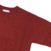 画像4: INVERALLAN（インバーアラン）Crew Neck Saddle Shoulder Sweater（クルーネックサドルショルダーセーター）"Supersoft Shetland" / Blaze（ダークレッド）