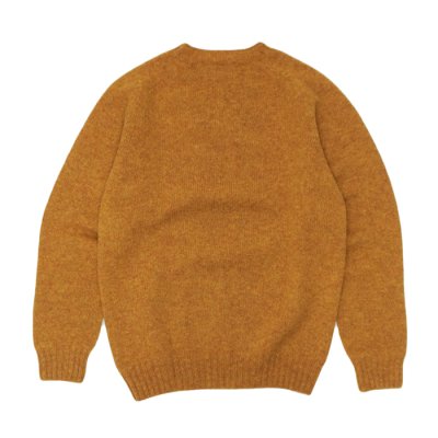 画像2: INVERALLAN（インバーアラン）Crew Neck Saddle Shoulder Sweater（クルーネックサドルショルダーセーター）"Supersoft Shetland" / Cumin（クミン）