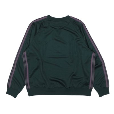 画像2: NEEDLES（ニードルズ）Track Crew Neck Shirt（トラッククルーネックシャツ）"Poly Smooth" / Green（グリーン）